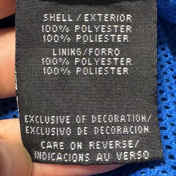 VTG Starter Kentucky Wildcats UK Jacket Kids 12/14 Blue White Gray Lined Zip Up - Picture 8 of 11